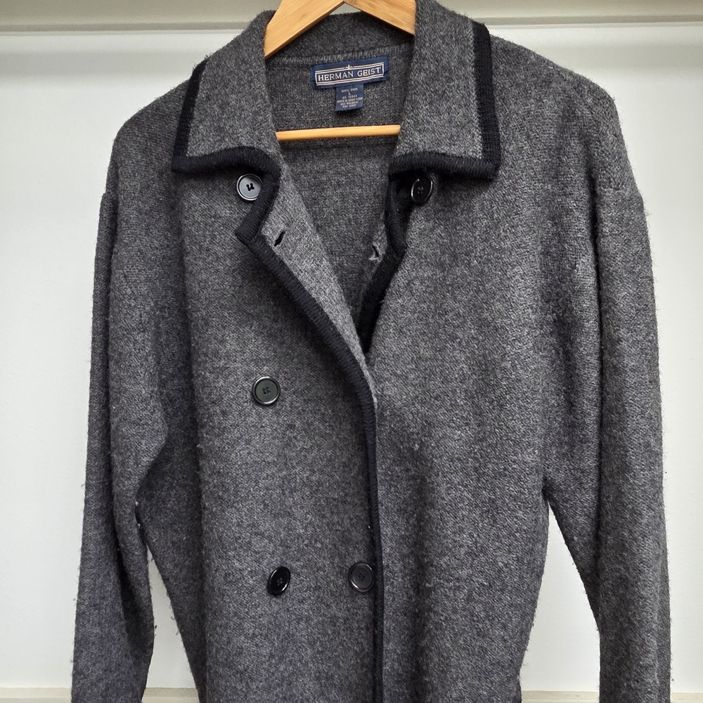Heirloom Collectibles Gray Wool Blazer